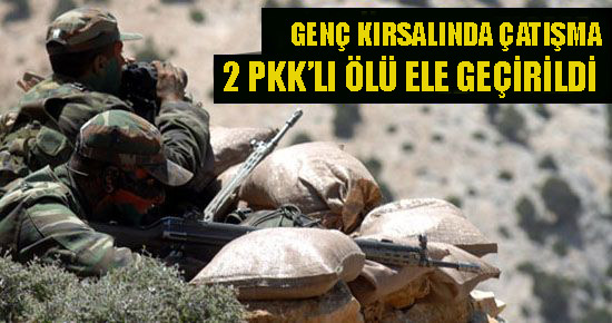 Genç Kırsalında Çatışma: 2 PKK’lı Ölü Ele Geçirildi