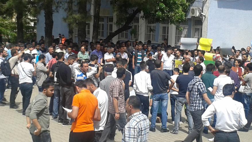 Uzman çavuşların serbest bırakılması protesto edildi