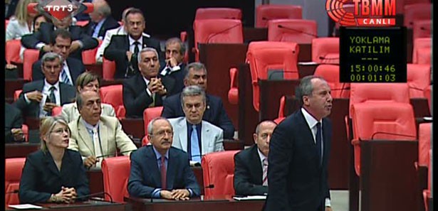 CHP nin Meclis i toplama önerisi düştü!