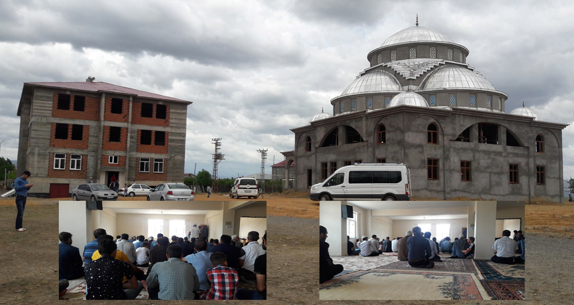 Mevlana Camii kısmi ibadete açıldı