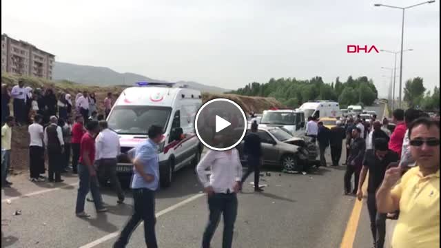 Bingöl de trafik kazası: 5 yaralı