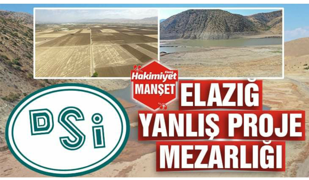 Elazığ’ı proje mezarlığına çevirmişler!