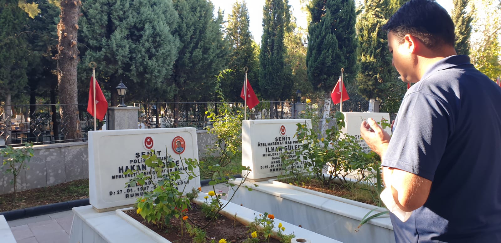 Şehit Polis Memuru Akdere Mezarı Başında Anıldı