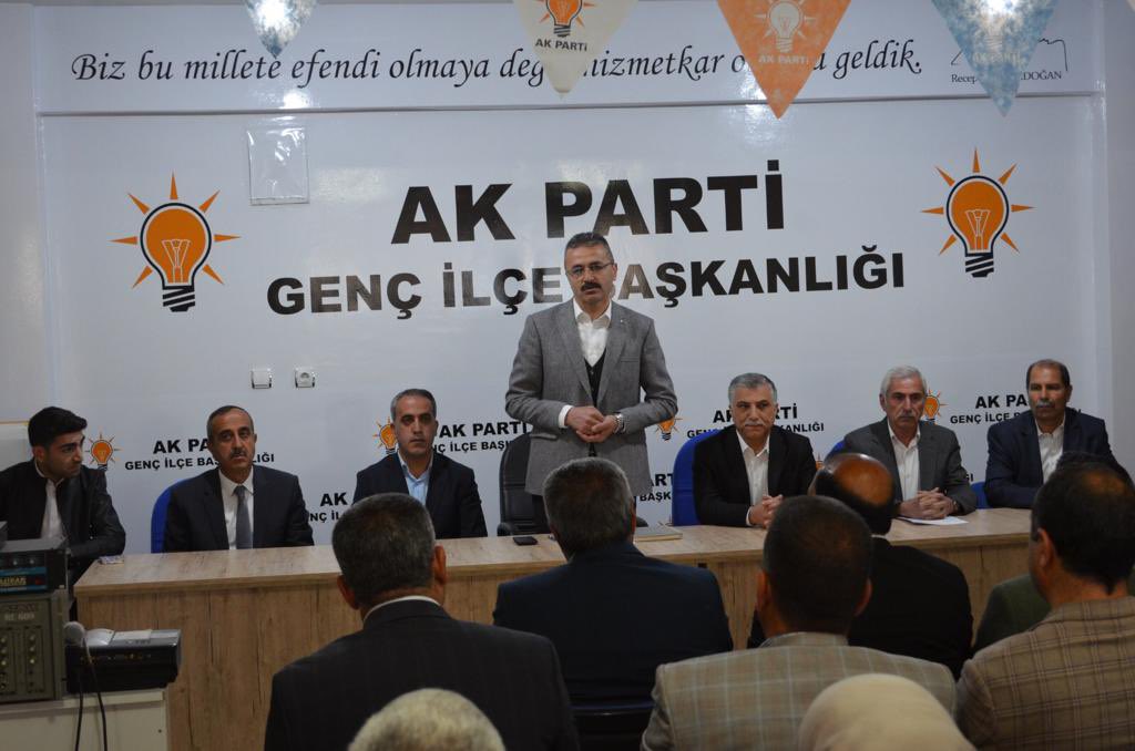 AK Parti Genç İlçe Başkanlığında Temayül Yoklaması Yapıldı