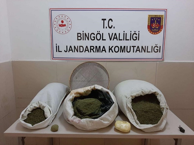 24 Kilogram Toz Esrar Ele Geçirildi