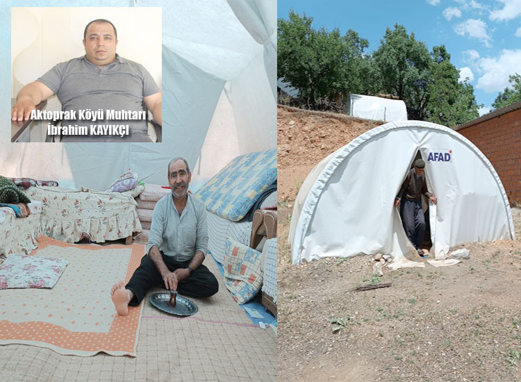 DEPREMZEDE KÖYLÜLER ÇARESİZ “HALİMİZ NE OLACAK” (1)