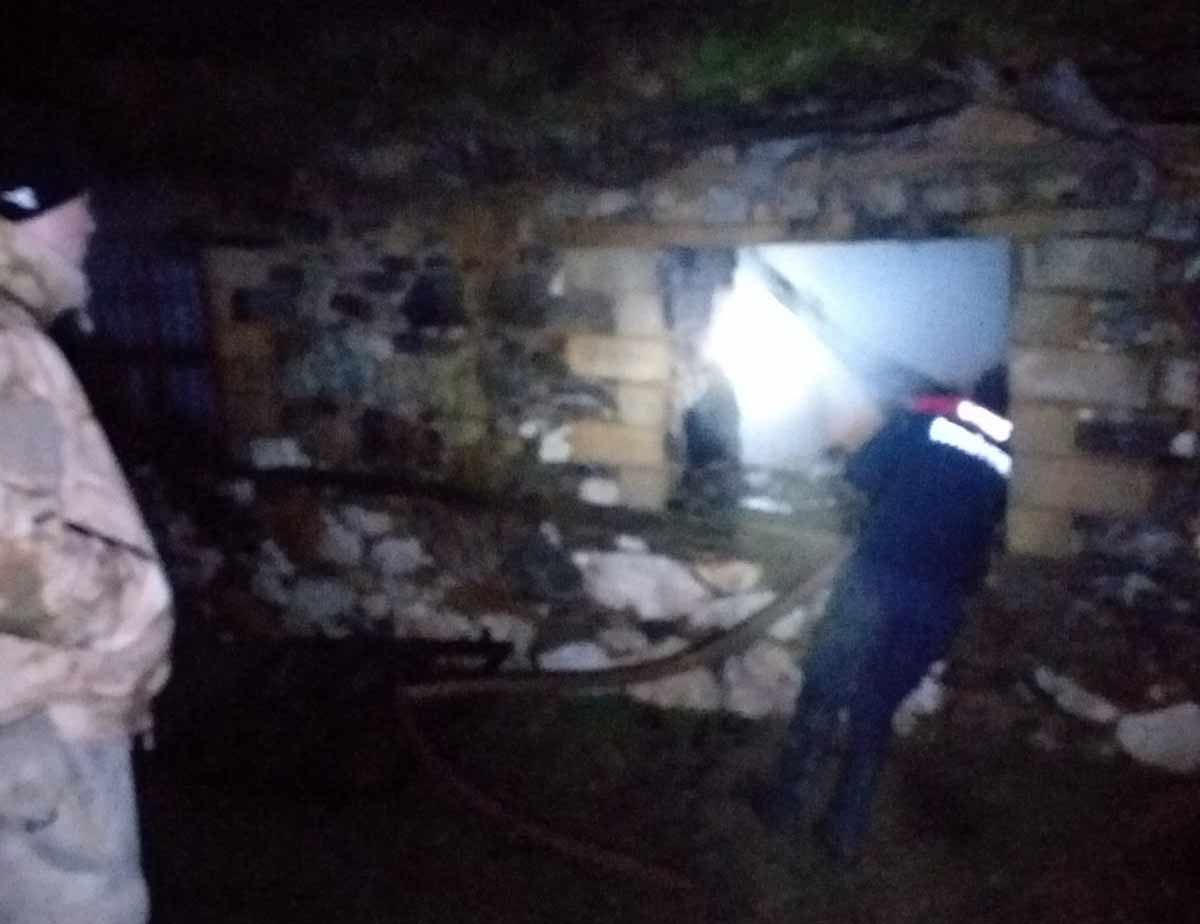 YAYLA’DA EV YANGINI