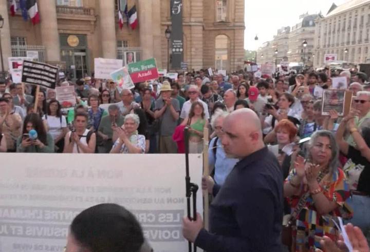 Paris'te İsrail-İran savaşına 'Hayır' sesi yükseldi