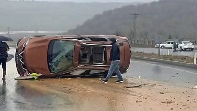 Bingöl-Diyarbakır Yolunda Korkutan Kaza