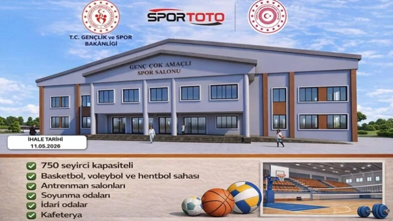 Spor Salonu Projesi Genç’te Hayata Geçiyor