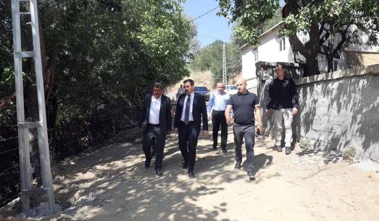 Kaymakam Akköz, bir günde 7 köyü ziyaret etti